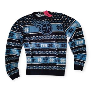 Foco NFL Tennessee Titans Big Logo Ugly Sweater